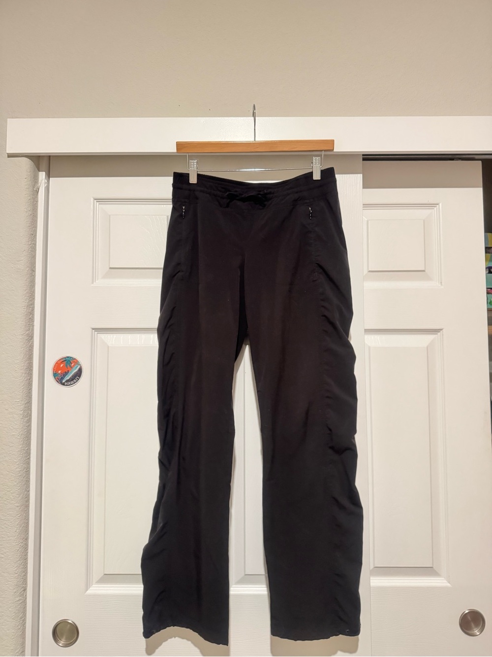 Athleta Relaxed Black Drawstring Women's Pants - Picture 2 of 6